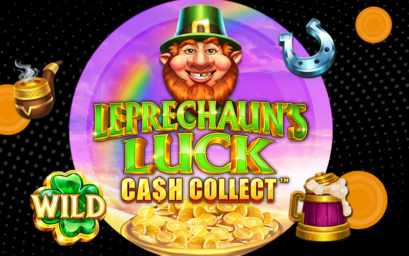 Leprechaun's Luck Cash Collect Celtic Irish Themed Slot Games Online Casino Gambling Gaming St Patrick's Day 